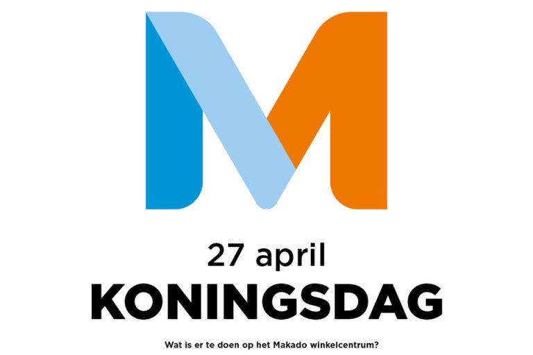 Koningsdag bij winkelcentrum Makado