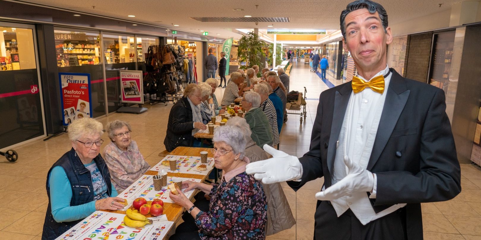 Burendag bij winkelcentrum Makado