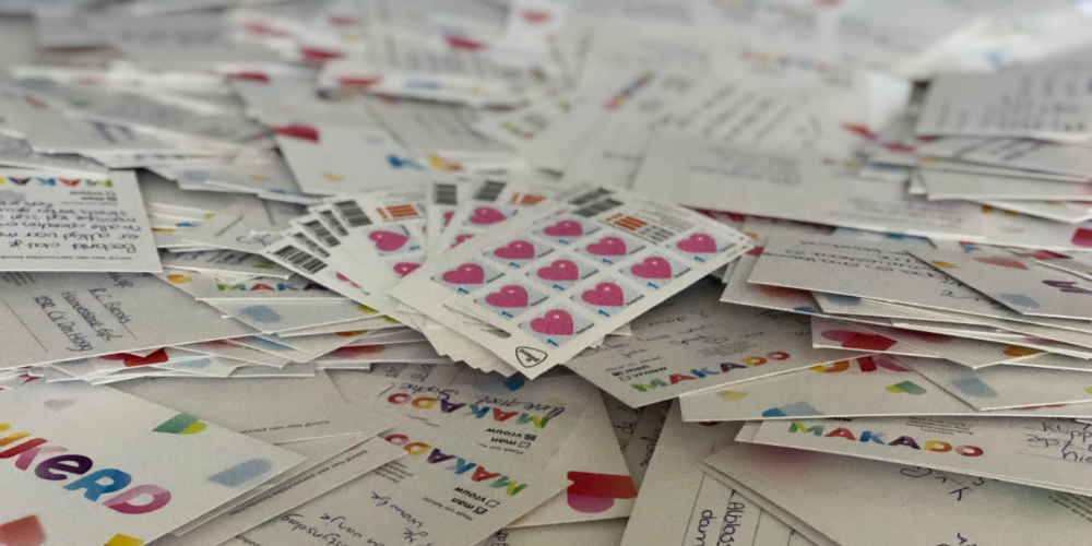 Valentijnspost winkelcentrum MAKADO Kaarten en postzegels - Valentijnspost winkelcentrum MAKADO