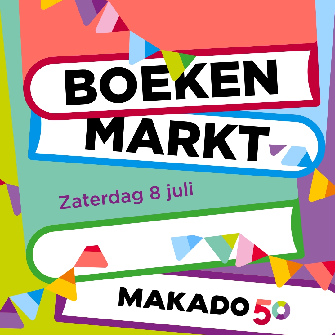 Boekenmarkt 8 juli Makado